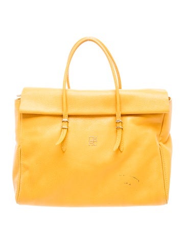 Leather Top Handle Bag