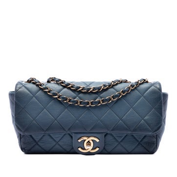 Chanel CC Quilted Calfskin Ombre Flap