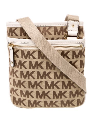 Michael Kors Monogram Messenger Bag