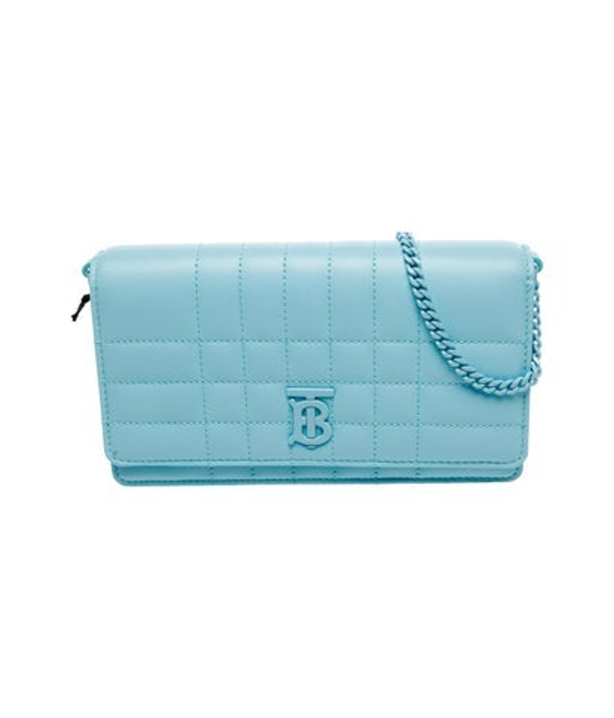 Burberry Tb Monogram Lola Clutch On Chain Small
