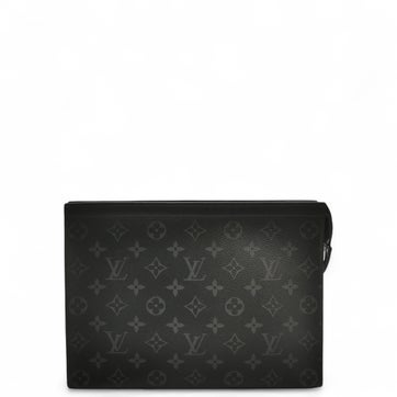 Coated Canvas Clutch MM