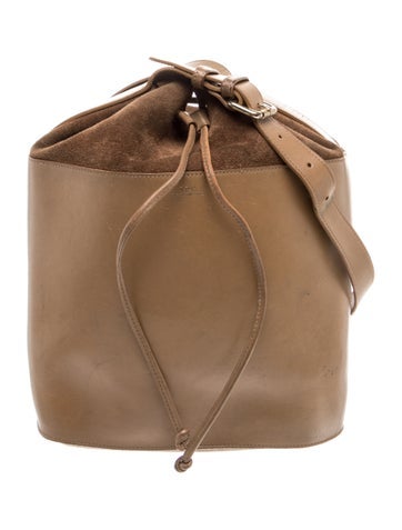 Leather Bucket Bag