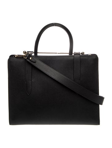 Leather Top Handle Bag