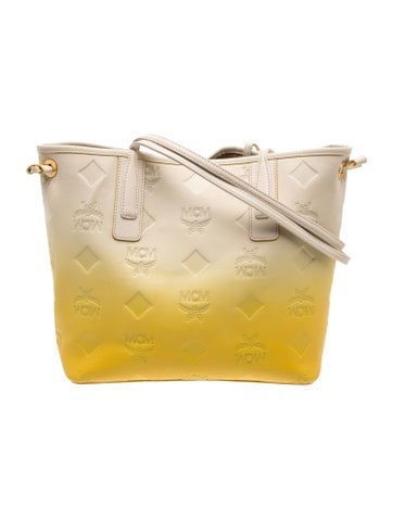 MCM Embossed Leather Crossbody Bag