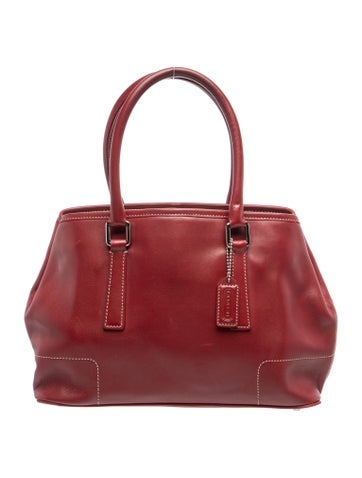 Leather Top Handle Bag