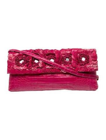 Nancy Gonzalez Leather Clutch