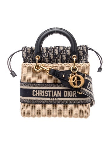 Oblique Jacquard Lady Dior Medium
