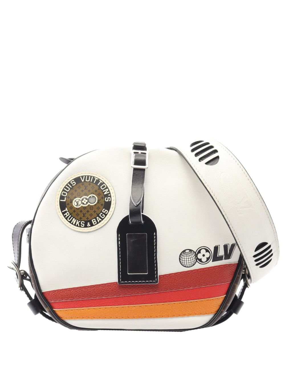 2019 Leather and Monogram LV Airline Boite Chapeau Souple crossbody bag