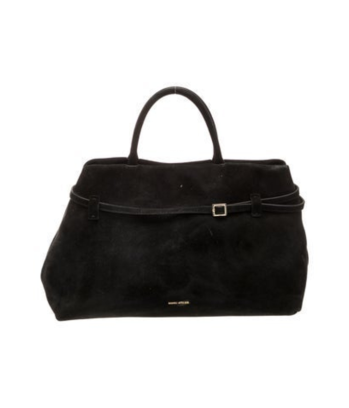 Manu Atelier Atelier Suede Top Handle Bag