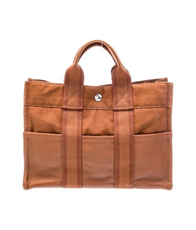 Hermes Toile Buffalo Fourre Tout Pm