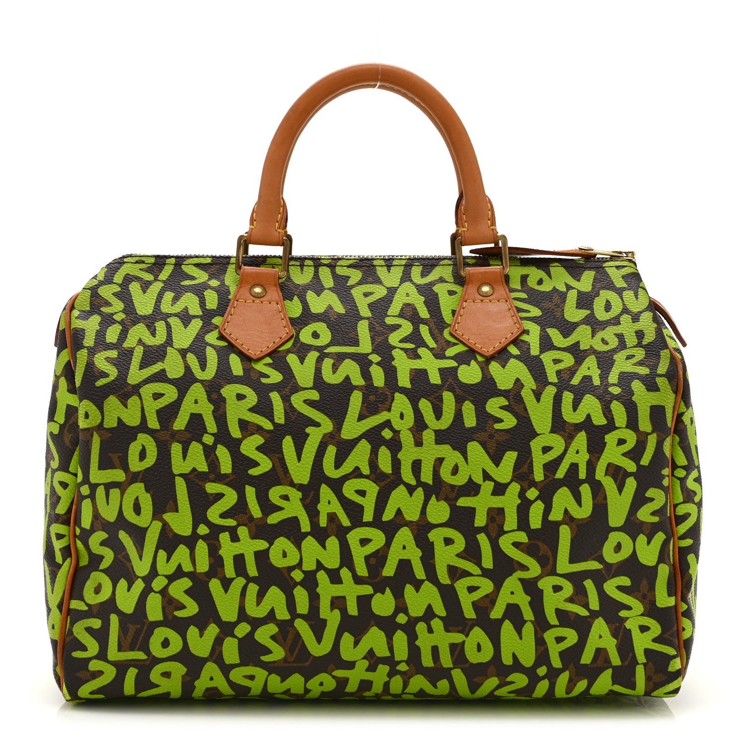 Louis Vuitton Monogram Graffiti Speedy 30 Green