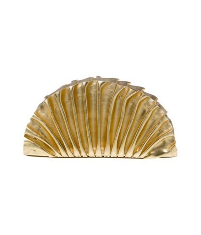 Cult Gaia Gaia Leather Clutch