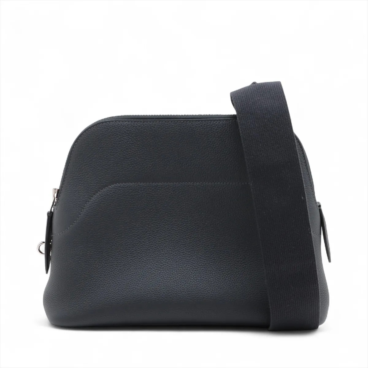 Hermès Bolide Messenger Togo Cavan Silver Metal Fittings