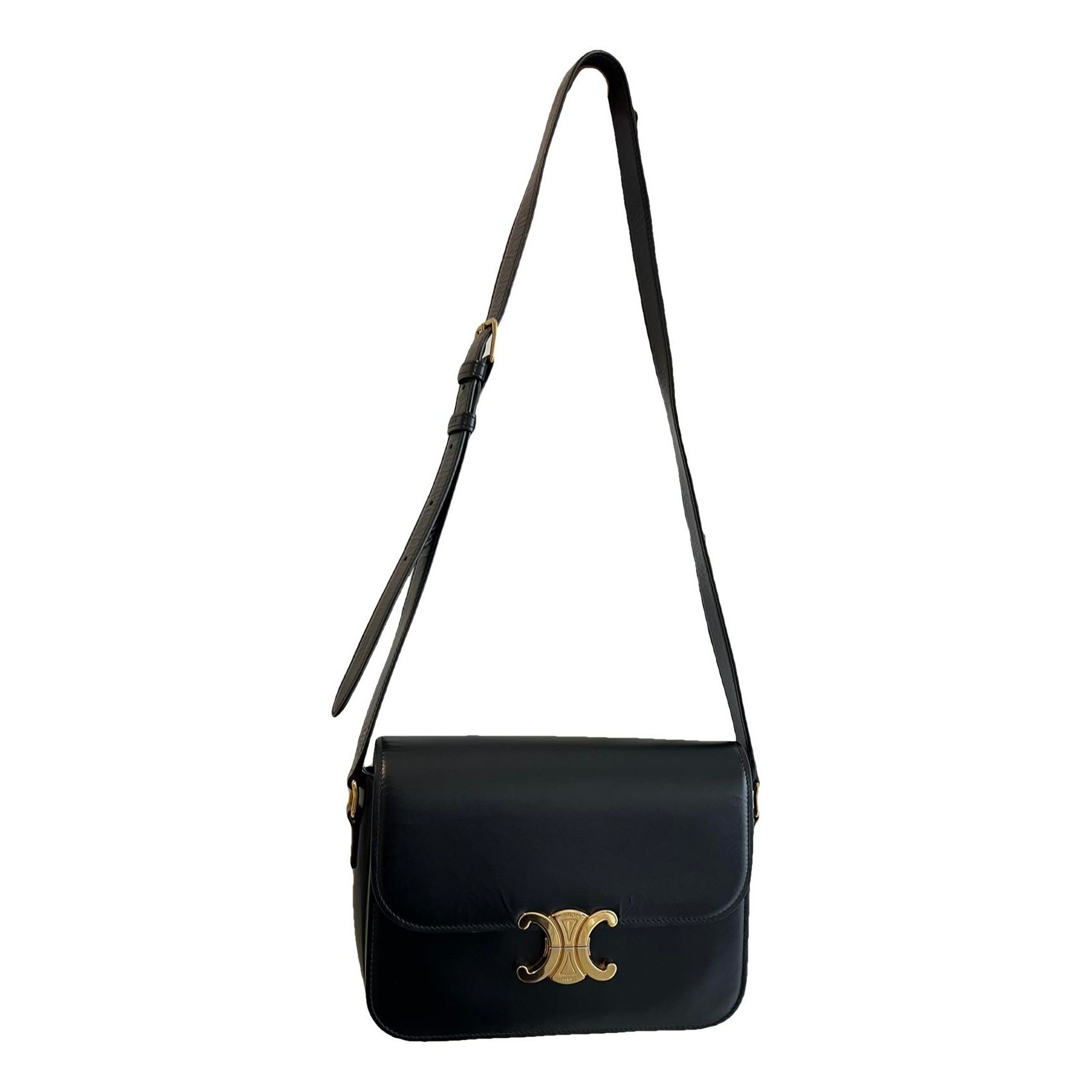 Triomphe leather handbag