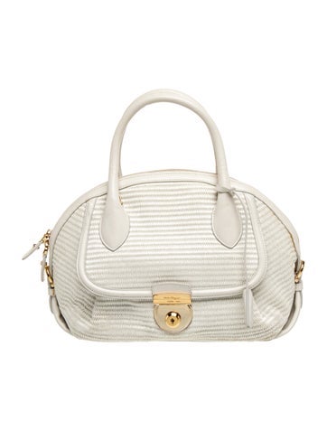Leather Top Handle Bag