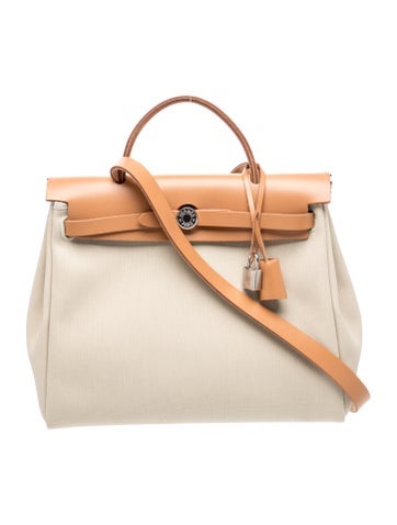 Hermes 2024 Special Order Toile & Vache Hunter Herbag Zip 31