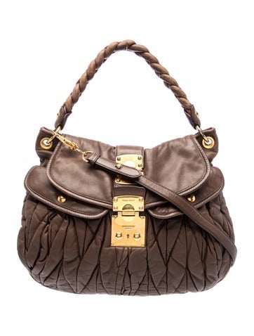 Leather Top Handle Bag