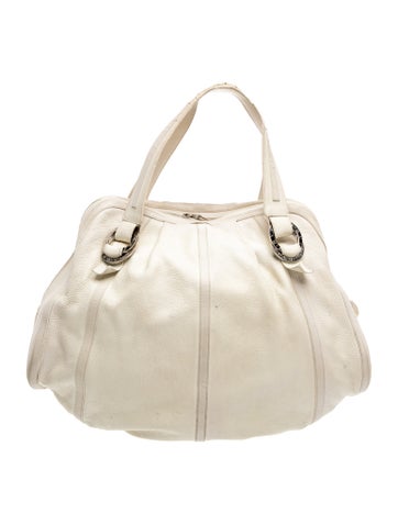Leather Top Handle Bag