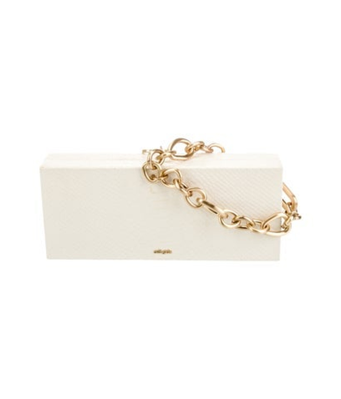 Cult Gaia Gaia Leather Top Handle Bag