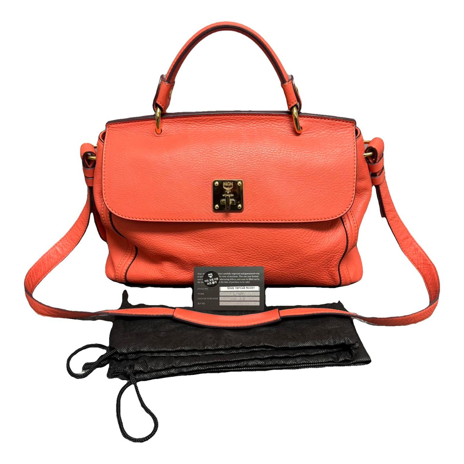 Leather satchel