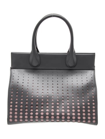 Alaia Leather Monochrome Laser