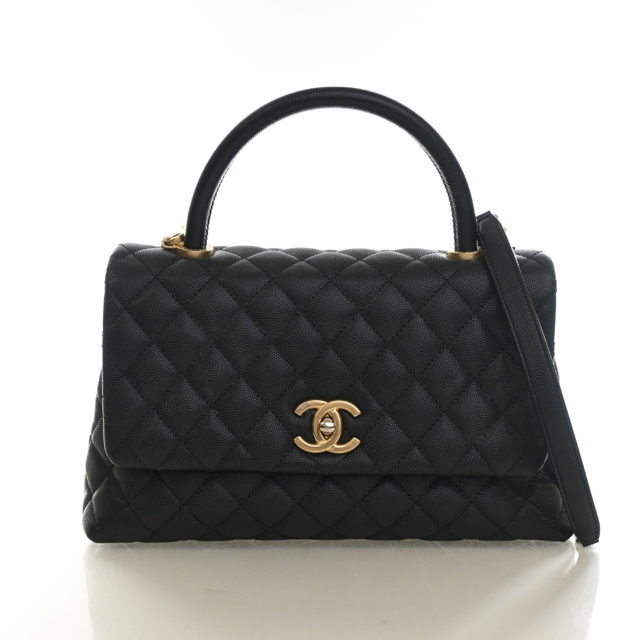 Chanel Medium Caviar Coco Handle Bag