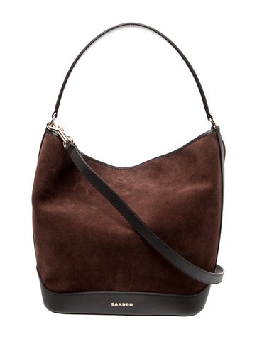 Sandro Suede Top Handle Bag w/ Tags