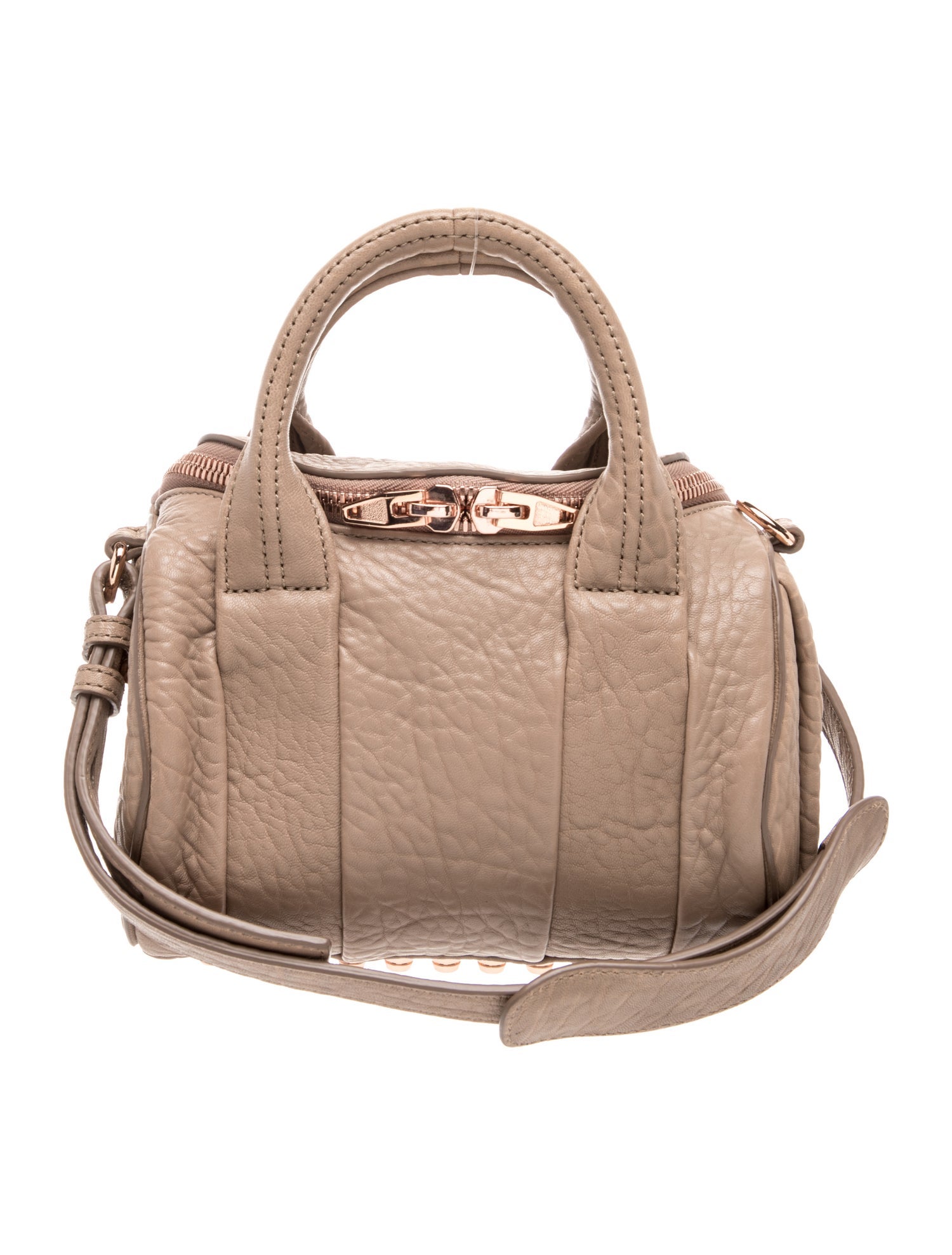 Leather Top Handle Bag