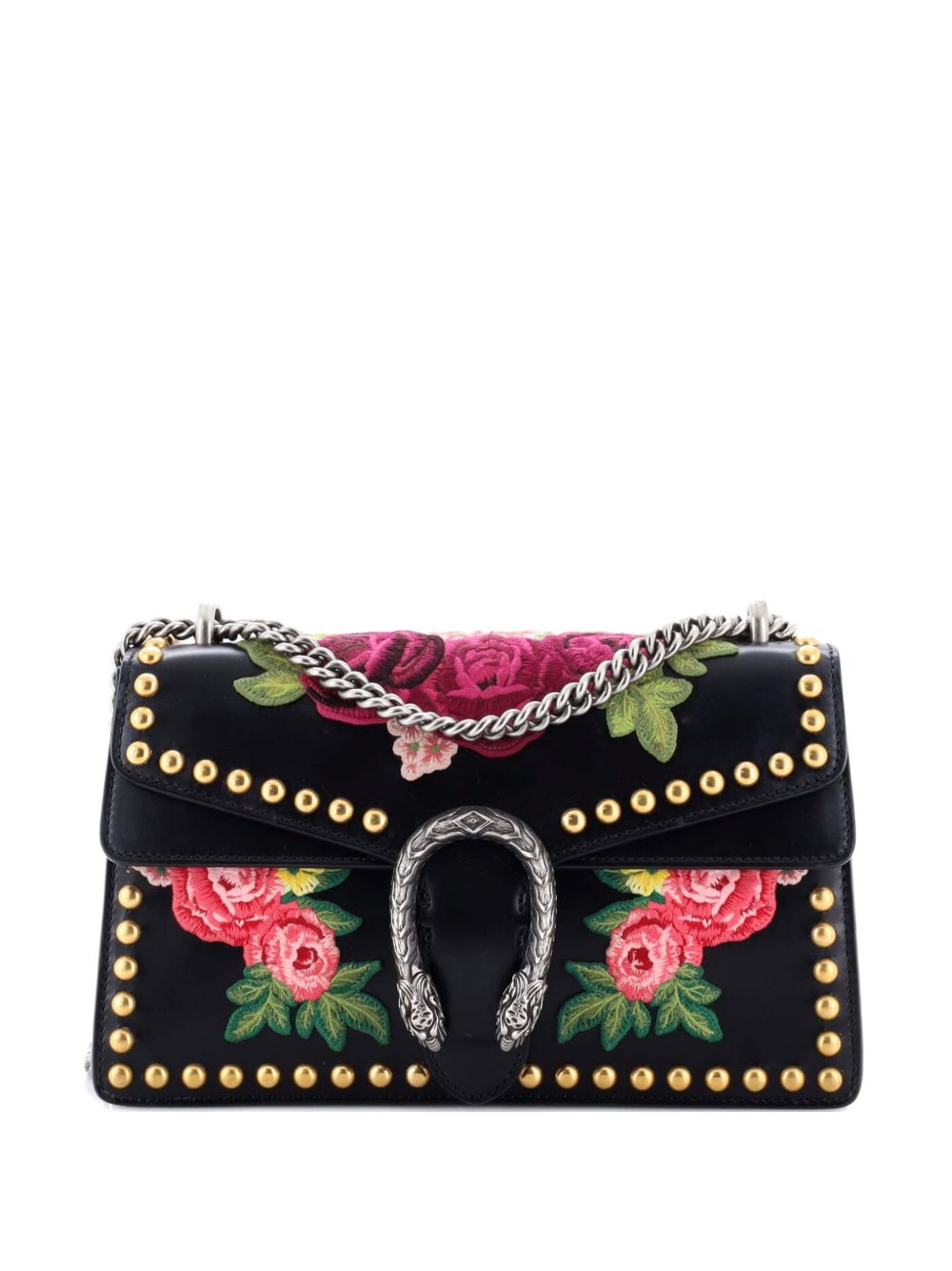 Dionysus Bag Embroidered Studded Leather Small shoulder bag