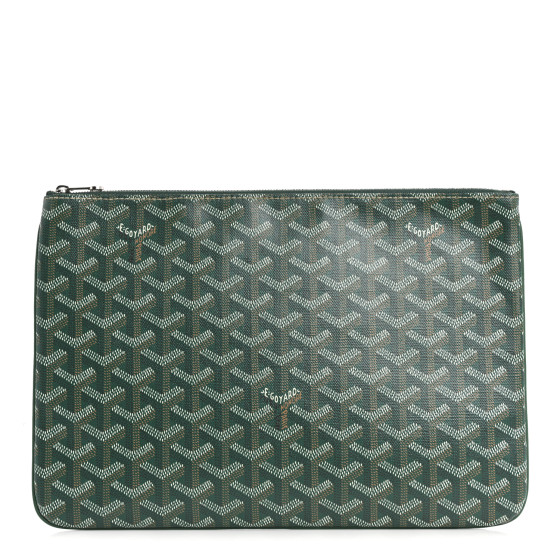 Goyard Goyardine Senat Pochette MM Green