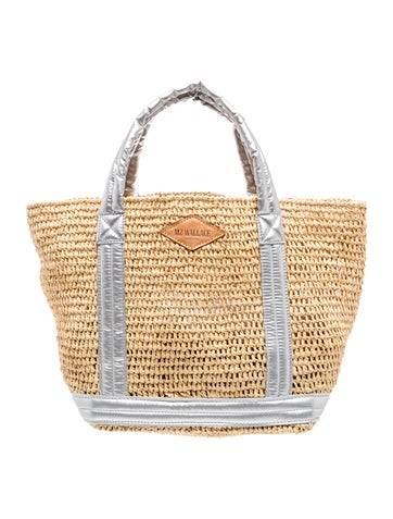Straw Top Handle Bag