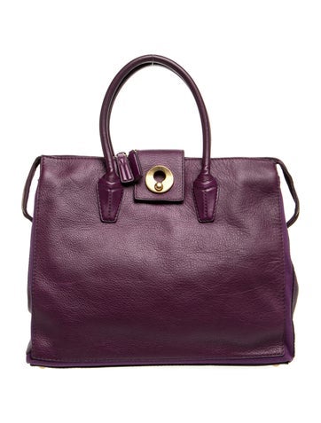 Leather Top Handle Bag