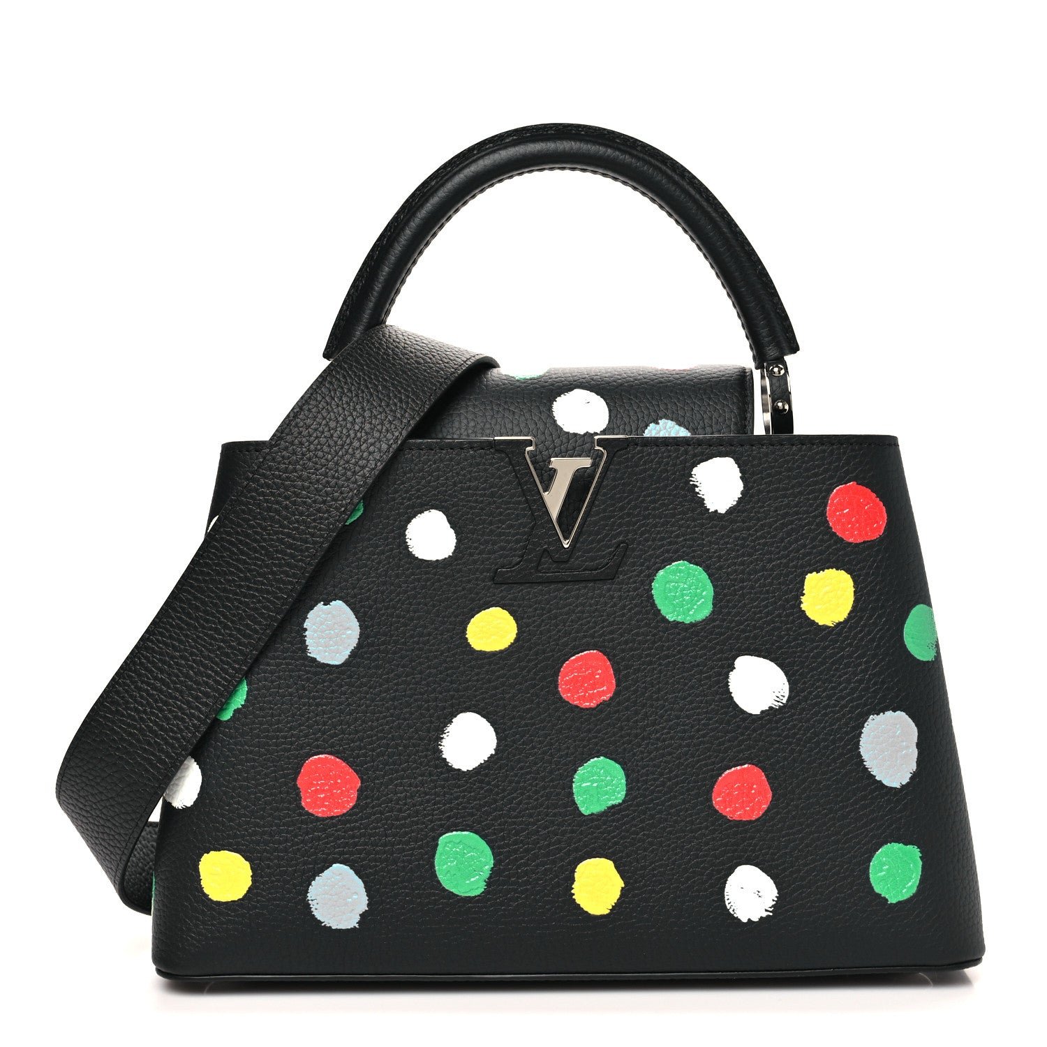 Louis Vuitton LV X YK Taurillon Capucines MM Black