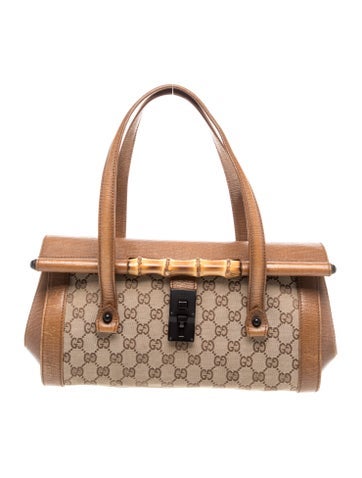 GG Canvas Bamboo Bullet Medium