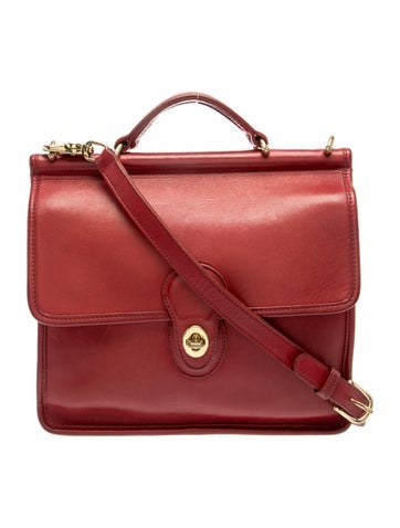 Leather Top Handle Bag
