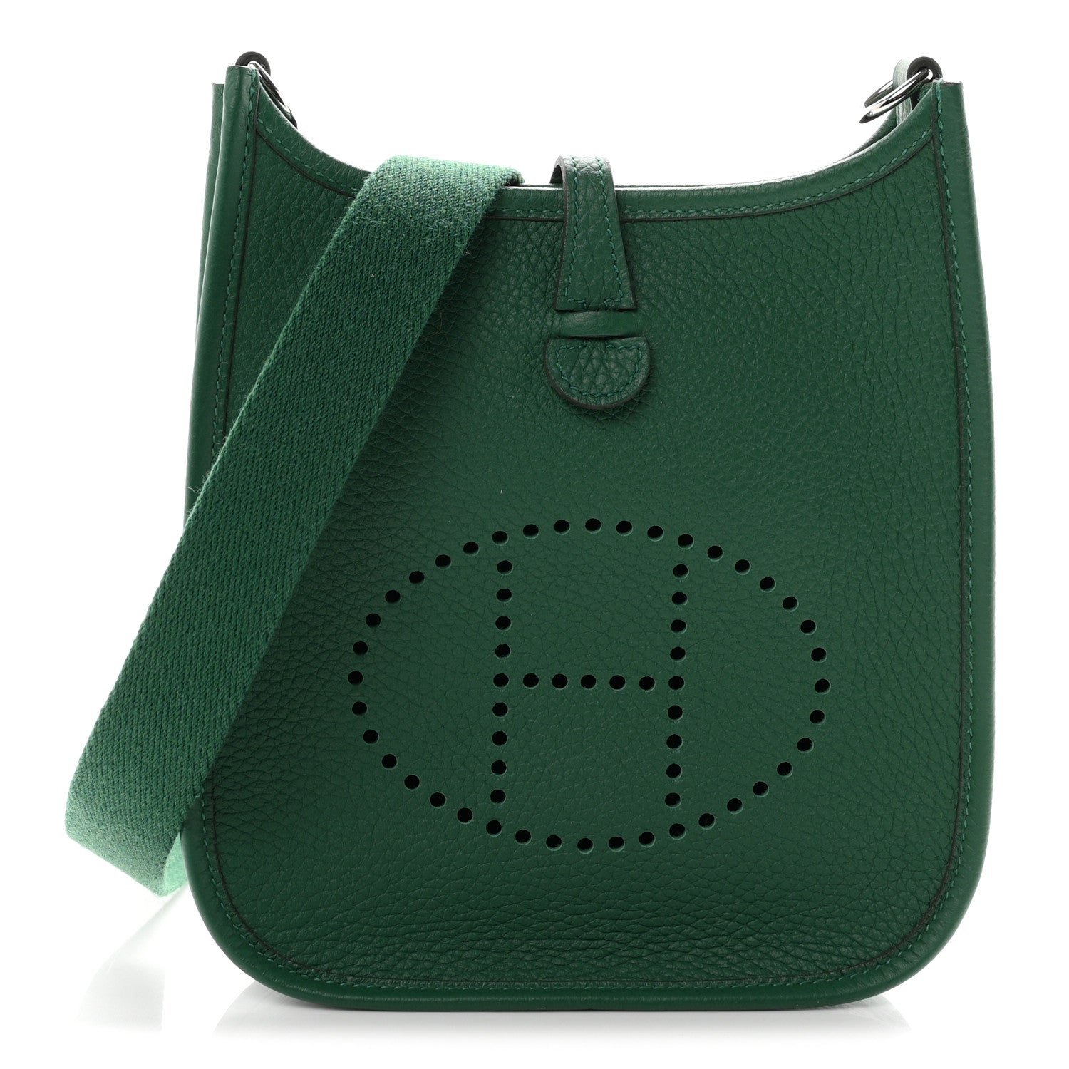 Hermes Taurillon Clemence Evelyne TPM Vert Vertigo