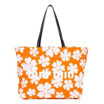 Miu Miu Canvas Floral Shopping Tote null