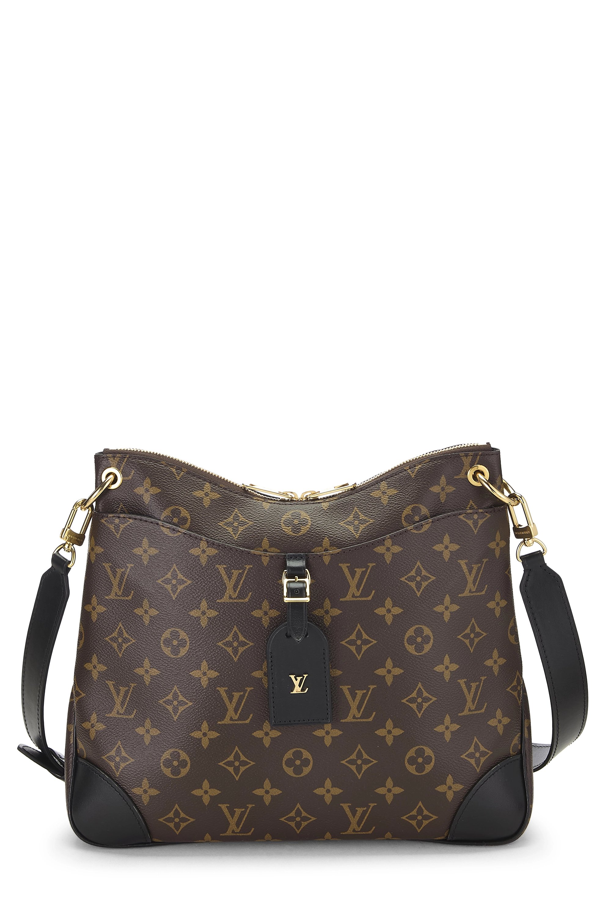 Black Monogram Canvas Odeon MM NM