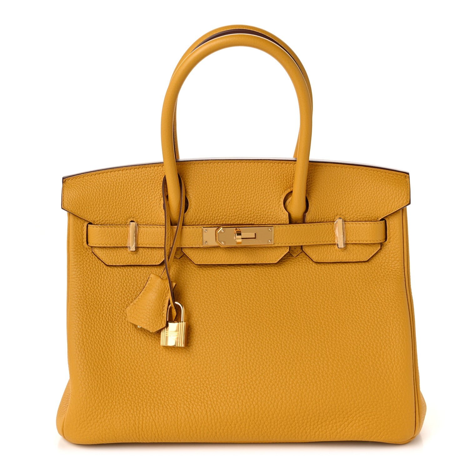 Hermes Hermes Togo BIRKIN 30 Jaune Ambre