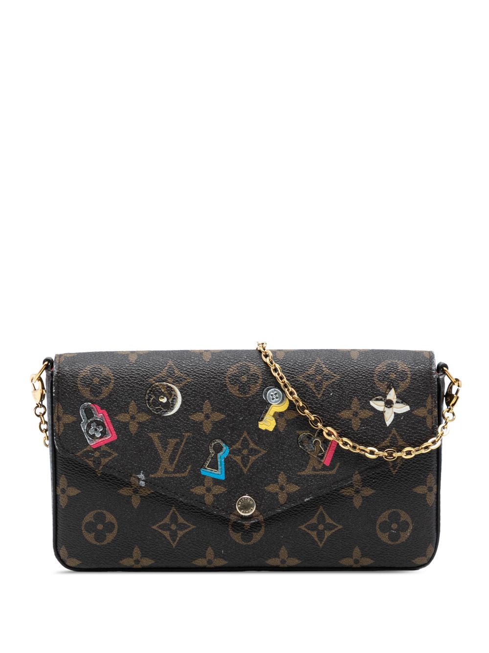 2018 Monogram Love Lock Pochette Felicie crossbody bag