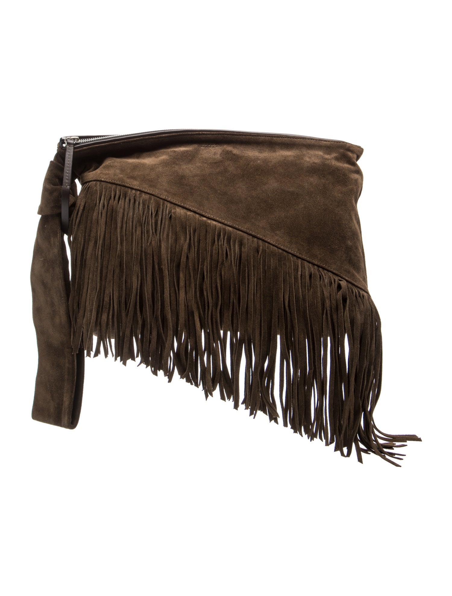 Isabel Marant Suede Clutch