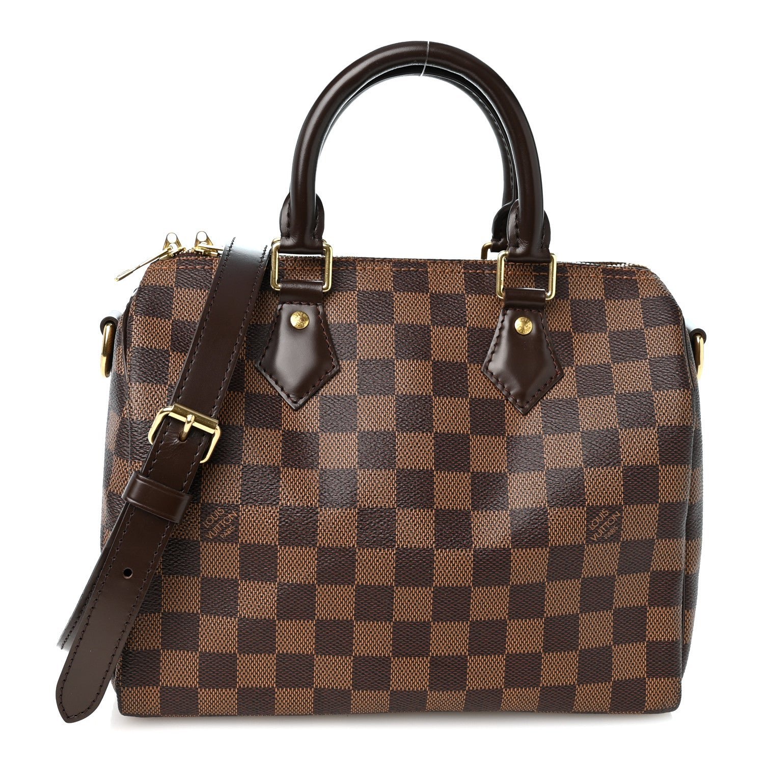 Louis Vuitton Damier Ebene Speedy Bandouliere 25