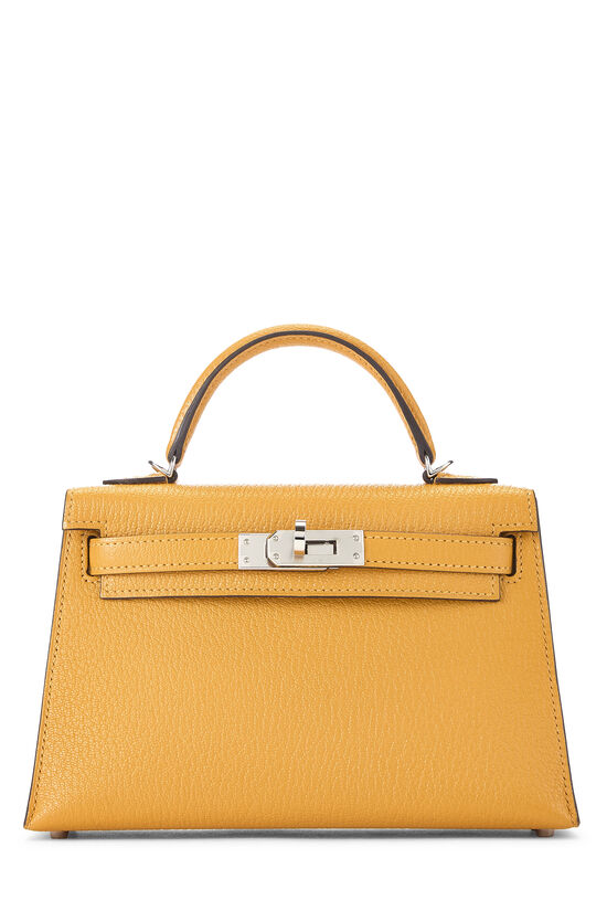 Hermès Moutarde Chevre Kelly Sellier 20 NM