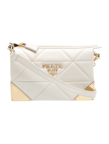 Nappa Leather Neutral Nappa Leather Crossbody Bag