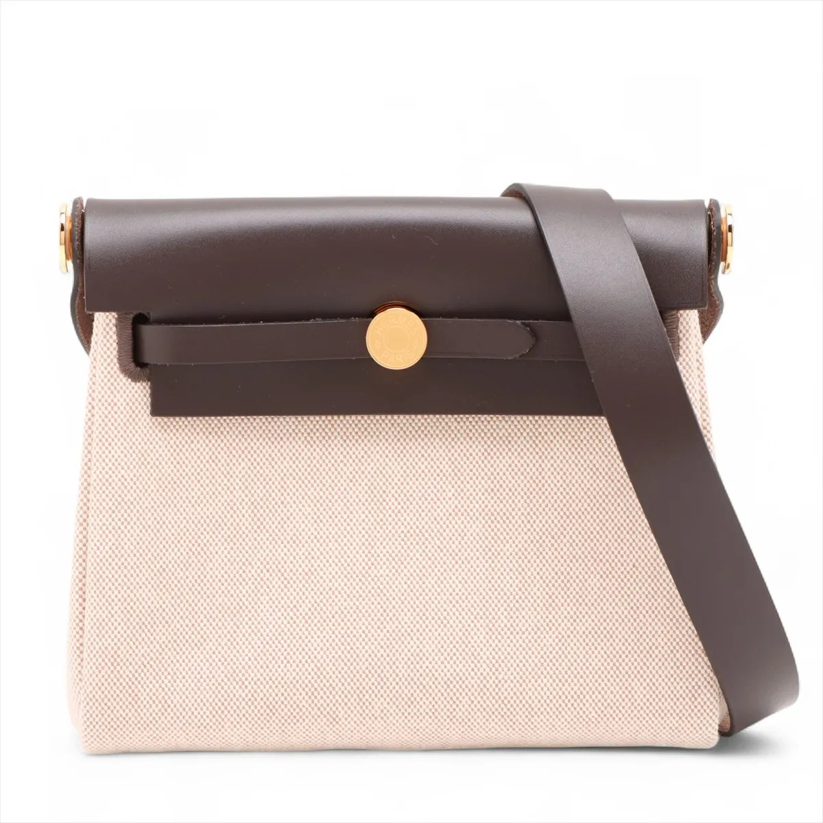 Hermès Herbag Zip 20 Mini Twirl Ash x Vash Hunter Ebène Gold Metal Fittings