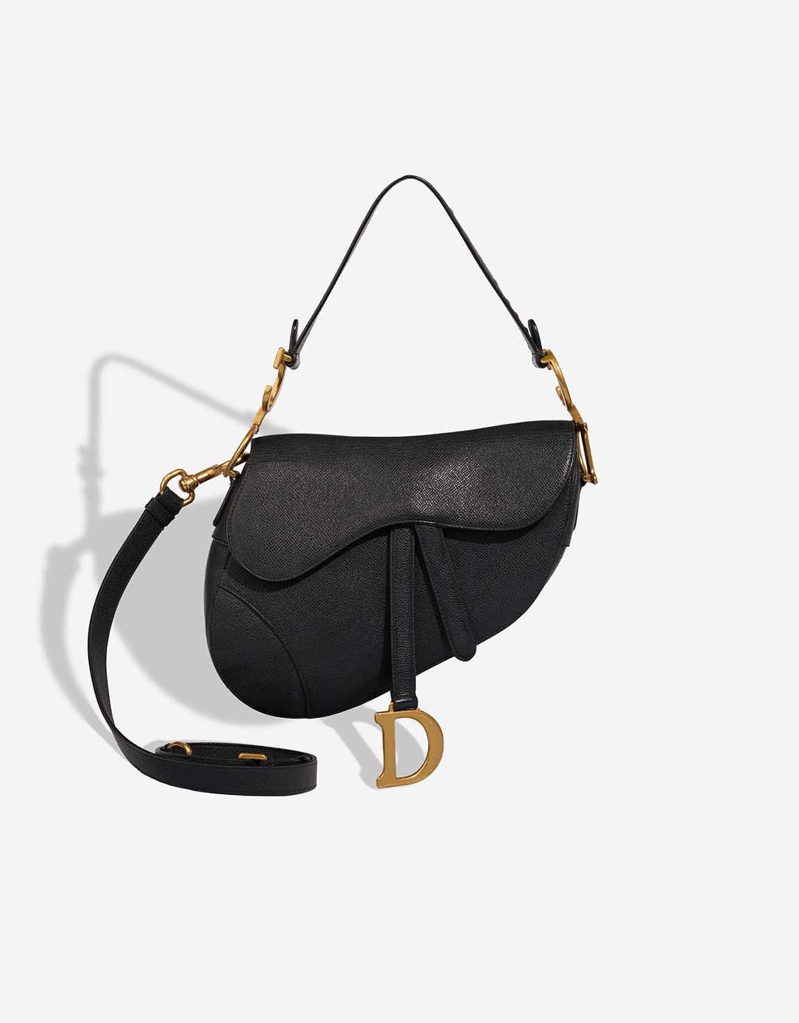 Dior 
		Saddle Medium Calf Black    