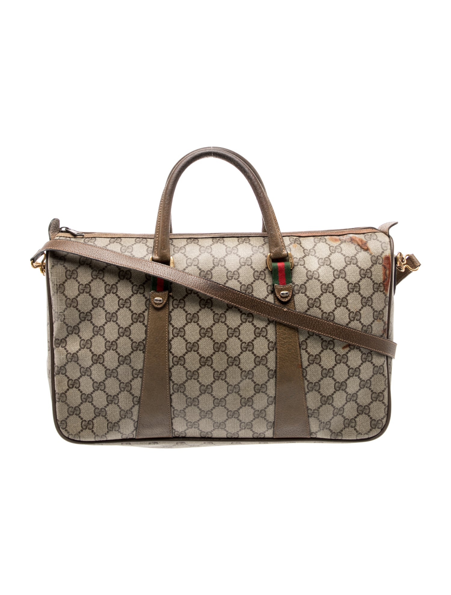 Gucci Web Weekender Bag Vintage