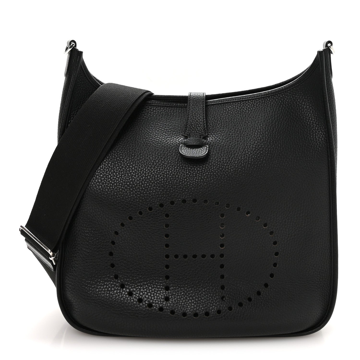 Hermes Taurillon Clemence EVELYNE III Black