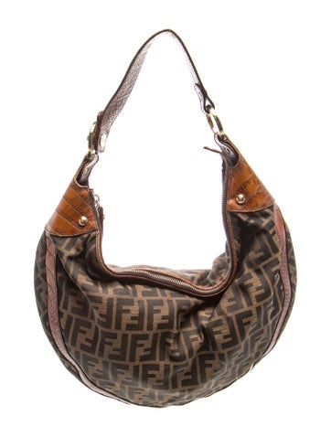 Fendi Zucca FF Zucca Hobo Bag