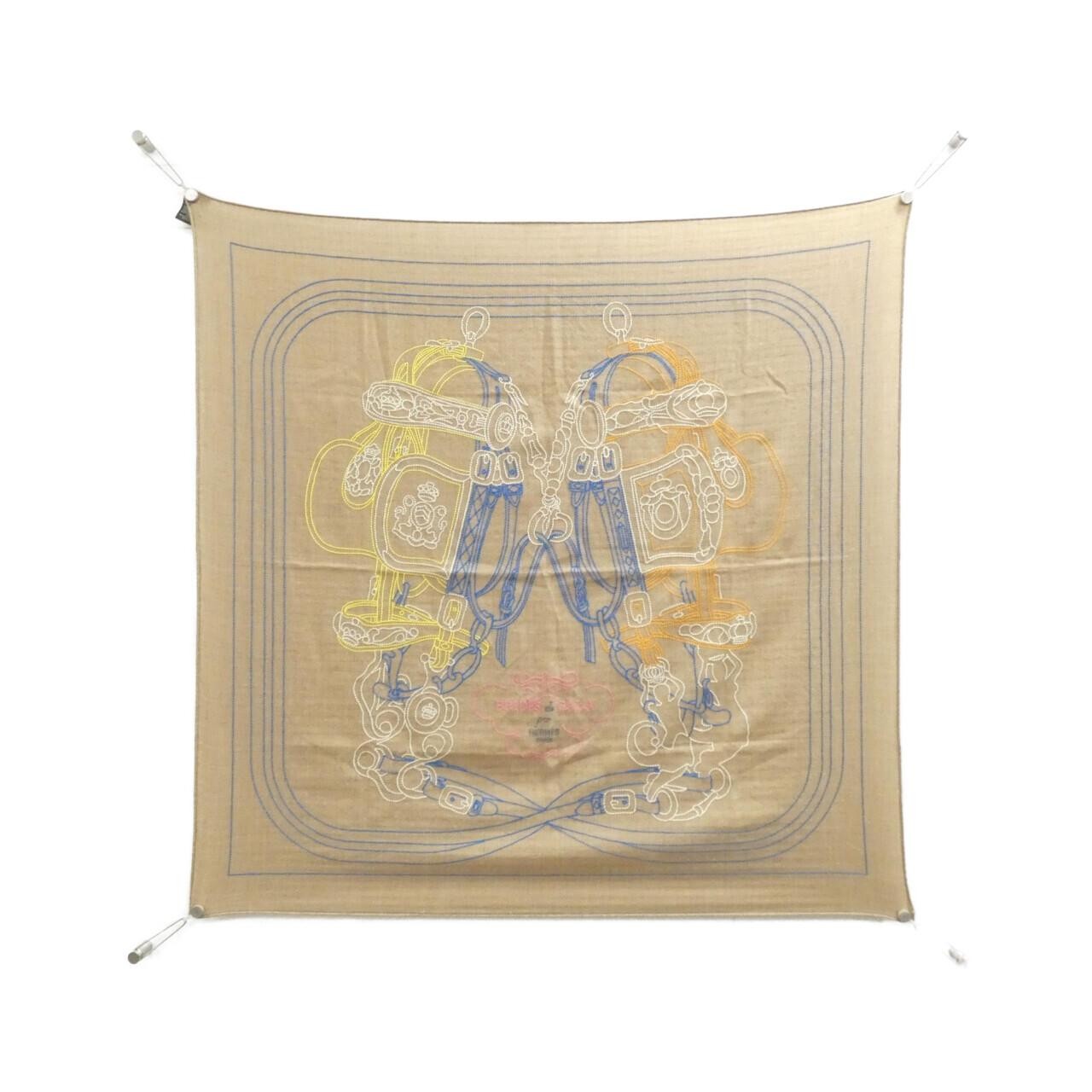 Hermes BRIDES DE GALA BRODEE AU FIL Carre 234140S 01 Scarf